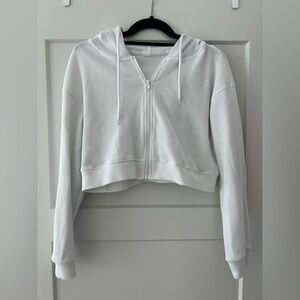 Halara Waffle Zip-Up Hoodie